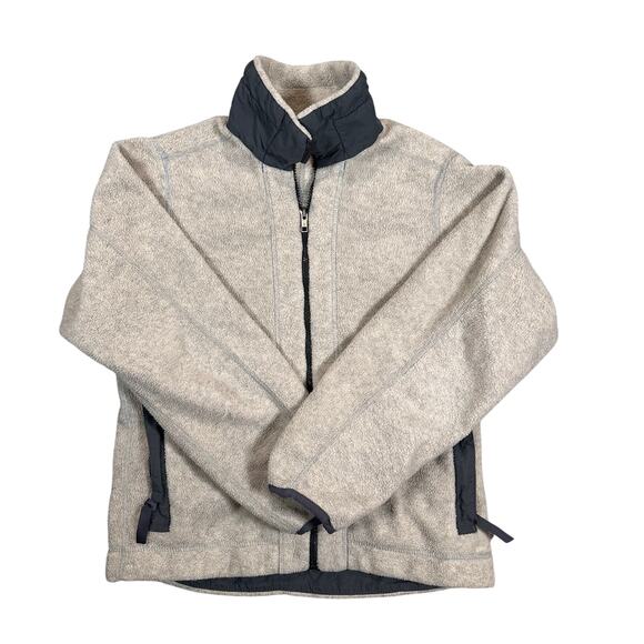 Patagonia Sweaters - VTG Patagonia Synchilla Fleece Jacket Full Zip Women Small Beige Outdoor Hiking